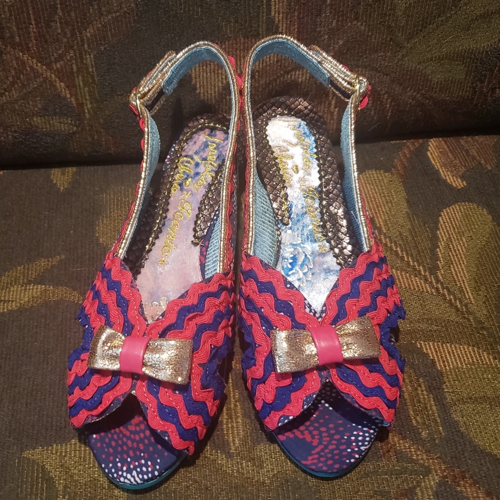 Irregular Choice X Iconic Wedge Heel Shoes Women's Size 8 39